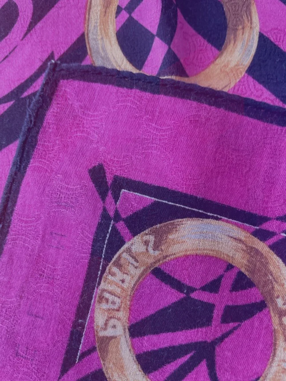 Vintage Celine Cotton Scarf